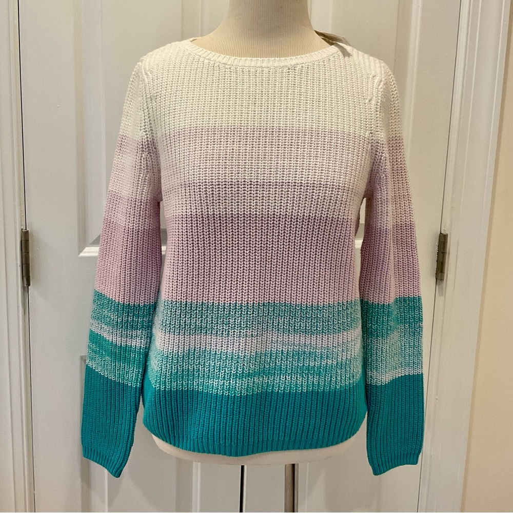 NWT Talbots Spring Pullover Chunky Sweater SP